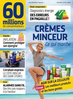 60 Millions de Consommateurs – Juin 2022