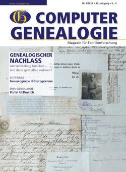 Computergenealogie – Juni 2022