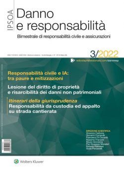 Danno e Responsabilita – Maggio-Giugno 2022