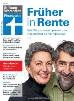 Finanztest – Juli 2022