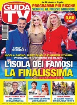 GuidaTV – 21 giugno 2022