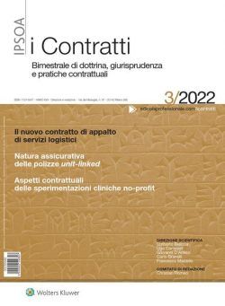 I Contratti – N 3 2022