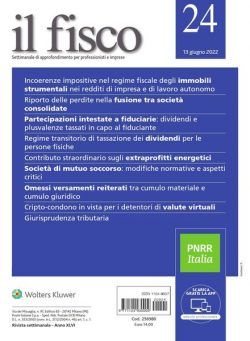 il fisco – 13 Giugno 2022