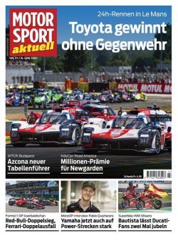 MOTORSPORT aktuell – 15 Juni 2022