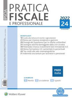 Pratica Fiscale e Professionale – 13 Giugno 2022