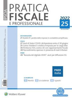 Pratica Fiscale e Professionale – 20 Giugno 2022