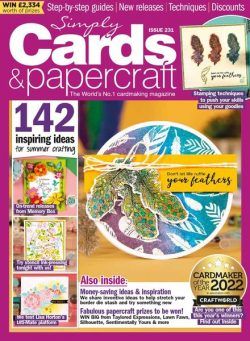 Simply Cards & Papercraft – Issue 231 – June 2022