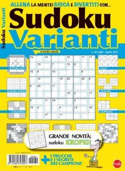 Sudoku Varianti – luglio 2022