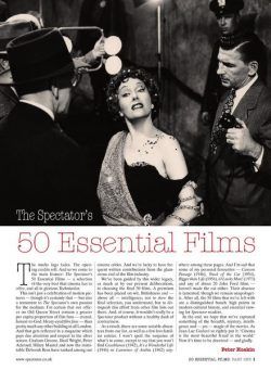 The Spectator – 50 Essential Films Part 1