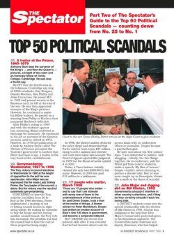 The Spectator – Top 50 Political Scandals Part 2