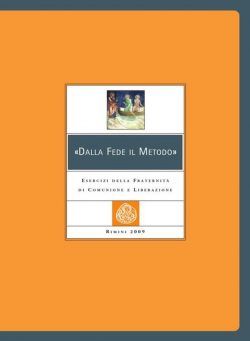 Tracce – Dalla fede il metodo – Maggio 2009