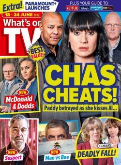 What’s on TV – 18 June 2022