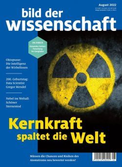 Bild der Wissenschaft – August 2022