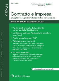 Contratto e Impresa – N 2 2022