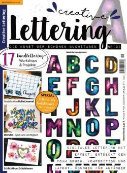 Creative Lettering – Juli 2022