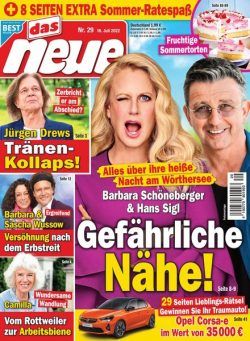 Das Neue – 16 Juli 2022