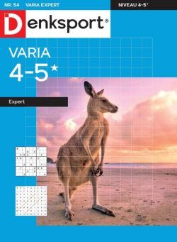 Denksport Varia expert 4-5 – 21 juli 2022