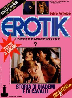 Erotik – n. 07 27 Maggio1982