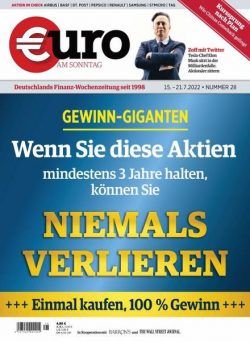 Euro am Sonntag – 15 Juli 2022