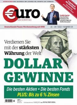 Euro am Sonntag – 22 Juli 2022