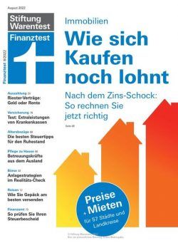 Finanztest – August 2022