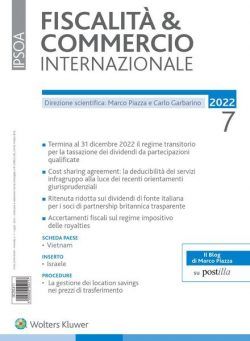 Fiscalita & Commercio Internazionale – Luglio 2022