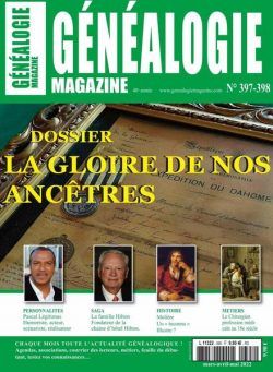 Genealogie – Mars-Mai 2022