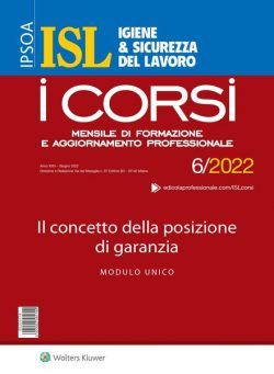 Igiene & Sicurezza del Lavoro Corsi – Giugno 2022