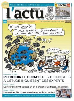 L’actu – 02 juillet 2022