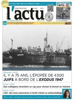 L’actu – 05 juillet 2022