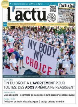 L’actu – 06 juillet 2022