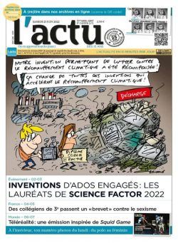 L’actu – 25 juin 2022