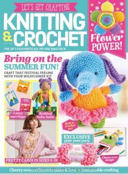 Let’s Get Crafting Knitting & Crochet – Issue 143 – July 2022