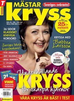 Mastarkryss – 14 juli 2022