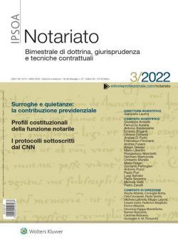 Notariato – Luglio 2022