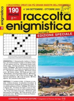 Raccolta Enigmistica – agosto 2022