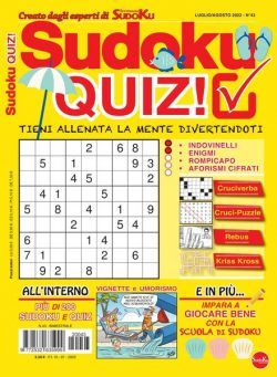 Sudoku Quiz – luglio 2022