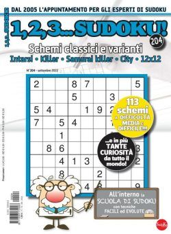 123 Sudoku – settembre 2022