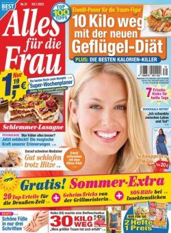 Alles fur die Frau – 29 Juli 2022