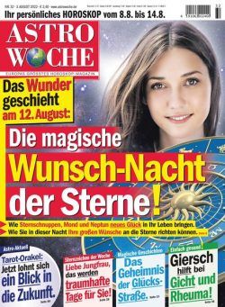 Astrowoche – August 2022