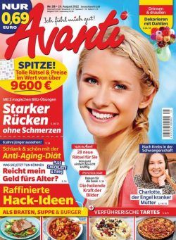 Avanti – 24 August 2022