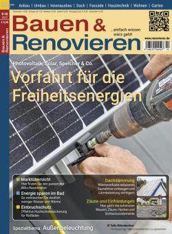 Bauen & Renovieren – September-Oktober 2022