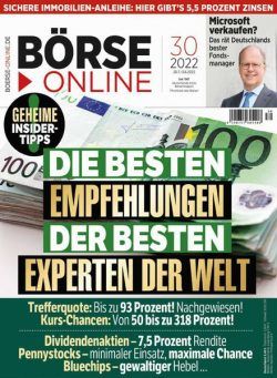 Borse Online – 28 Juli 2022