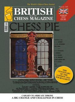 British Chess Magazine – August 2022