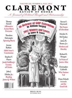 Claremont Review of Books – December 2012