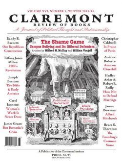 Claremont Review of Books – February 2016