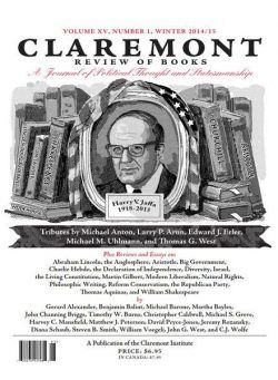 Claremont Review of Books – March 2015