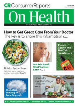 Consumer Reports on Health – August 2022