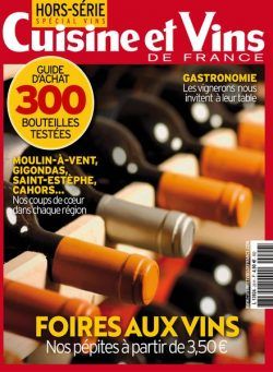 Cuisine et Vins de France – aout 2022