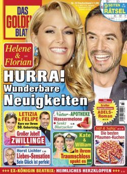 Das Goldene Blatt – 13 August 2022